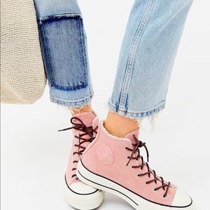 Sherpa Chuck Taylor All Star Platform High tops